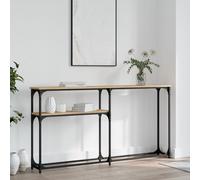 Berkfield Home Console Table Sonoma Oak 145x22.5x75 cm Engineered Wood in Brown Berkfield Home Brown 145x22.5x75 cm