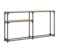 Berkfield Home Console Table Sonoma Oak 145x22.5x75 cm Engineered Wood in Brown Berkfield Home Brown 145x22.5x75 cm