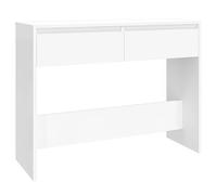 Berkfield Home Console Table White 100x35x76.5 cm Engineered Wood Berkfield Home White 100x35x76.5 cm