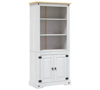 Berkfield Home Cupboard Mexican Pine Corona Range White 80x40x170 cm | Size: 80 x 40 x 170 cm Berkfield Home White 80 x 40 x 170 cm