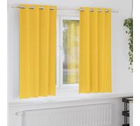 Berkfield Home Curtains 2 pcs Mustard yellow 175 x 140 cm Polyester Berkfield Home Multicolor 175 x 140 cm