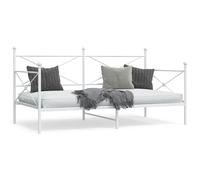 Berkfield Home Day Bed without Mattress White 100x200 cm Steel Berkfield Home White 100x200 cm
