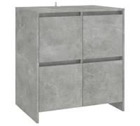 Berkfield Home Decorative 2 Piece Sideboard Concrete Grey Engineered Wood Berkfield Home Grey