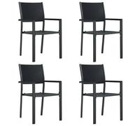 Berkfield Home Decorative 5 Piece Garden Dining Set Black Berkfield Home Black