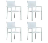 Berkfield Home Decorative 5 Piece Garden Dining Set White Berkfield Home Multicolor