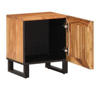 Berkfield Home Decorative Bedside Cabinets 2 pcs 40x34x46 cm Solid Wood Acacia in Brown | Size: 40 x 34 x 46 cm Berkfield Home Brown 40 x 34 x 46 cm