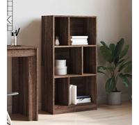 Berkfield Home Decorative Bookcase Brown Oak 57x28.5x107.5 cm Engineered Wood Berkfield Home Brown 57x28.5x107.5 cm
