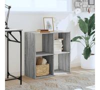 Berkfield Home Decorative Bookcase Grey Sonoma 68.5x32x68.5 cm Engineered Wood Berkfield Home Grey 68.5x32x68.5 cm
