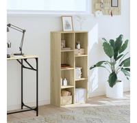 Berkfield Home Decorative Bookcase Sonoma Oak 50x25x105 cm Engineered Wood in Light Brown | Size: 50 x 25 x 105 cm Berkfield Home Light Brown 50 x 25 x 105 cm