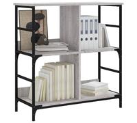 Berkfield Home Decorative Bookshelf Grey Sonoma 78.5x33x82 cm Engineered Wood Berkfield Home Grey 78.5x33x82 cm