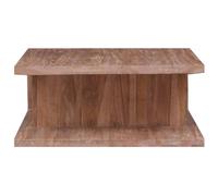 Berkfield Home Decorative Coffee Table 70x70x30 cm Solid Teak Wood in Brown | Size: 70 x 70 x 30 cm Berkfield Home Brown 70 x 70 x 30 cm
