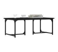 Berkfield Home Decorative Coffee Table Black 90x50x35 cm Engineered Wood | Size: 90 x 50 x 35 cm Berkfield Home Black 90 x 50 x 35 cm