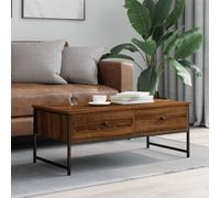 Berkfield Home Decorative Coffee Table Brown Oak 101x49x39.5 cm Engineered Wood Berkfield Home Brown 101x49x39.5 cm