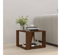 Berkfield Home Decorative Coffee Table Brown Oak 40x40x30 cm Engineered Wood | Size: 40 x 40 x 30 cm Berkfield Home Brown 40 x 40 x 30 cm
