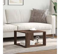 Berkfield Home Decorative Coffee Table Brown Oak 51.5x51.5x30 cm Engineered Wood Berkfield Home Brown 51.5x51.5x30 cm