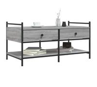 Berkfield Home Decorative Coffee Table Grey Sonoma 99x50x50 cm Engineered Wood | Size: 99 x 50 x 50 cm Berkfield Home Grey 99 x 50 x 50 cm