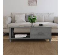 Berkfield Home Decorative Coffee Table HAMAR Dark Grey 100x55x35 cm Solid Wood Pine | Size: 100 x 55 x 35 cm Berkfield Home Grey 100 x 55 x 35 cm