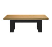 Berkfield Home Decorative Coffee Table NOAIN U-Shaped Legs 120x60x40 cm Solid Wo in Brown | Size: 120 x 60 x 40 cm Berkfield Home Brown 120 x 60 x 40 cm