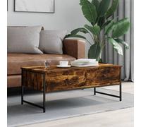 Berkfield Home Decorative Coffee Table Smoked Oak 101x49x39.5 cm Engineered Wood in Brown Berkfield Home Brown 101x49x39.5 cm