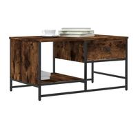 Berkfield Home Decorative Coffee Table Smoked Oak 85.5x51x45 cm Engineered Wood in Brown Berkfield Home Brown 85.5x51x45 cm