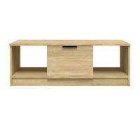 Berkfield Home Decorative Coffee Table Sonoma Oak 102x50x36 cm Engineered Wood in Light Brown | Size: 102 x 50 x 36 cm Berkfield Home Light Brown 102 x 50 x 36 cm