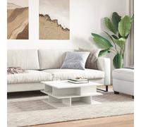 Berkfield Home Decorative Coffee Table White 70x70x29 cm Engineered Wood | Size: 70 x 70 x 29 cm Berkfield Home White 70 x 70 x 29 cm