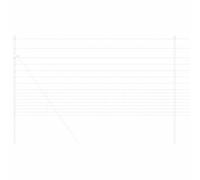 Berkfield Home Decorative Field Fence 1.2x50 m Galvanised Steel in Silver Berkfield Home Silver