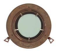 Berkfield Home Decorative vidaXL¬†Porthole Mirror¬†Wall Hanging¬†√ò30 cm¬†Alumin in Copper Berkfield Home Copper