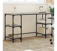 Berkfield Home Desk Grey Sonoma 140x50x75 cm Metal & Engineered Wood | Size: 140 x 50 x 75 cm Berkfield Home Grey 140 x 50 x 75 cm