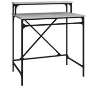 Berkfield Home Desk Grey Sonoma 80x50x90 cm Engineered Wood & Iron | Size: 80 x 50 x 90 cm Berkfield Home Grey 80 x 50 x 90 cm