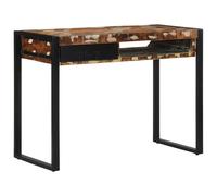 Berkfield Home Desk Multicolour 100x50x75 cm Solid Wood Reclaimed | Size: 100 x 50 x 75 cm Berkfield Home Multicolor 100 x 50 x 75 cm