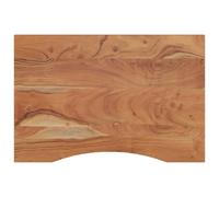 Berkfield Home Desk Top 100x60x2.5 cm Rectangular Solid Wood Acacia in Brown Berkfield Home Brown 100x60x2.5 cm