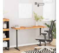 Berkfield Home Desk Top 110x60x2.5 cm Rectangular Solid Wood Acacia in Brown Berkfield Home Brown 110x60x2.5 cm