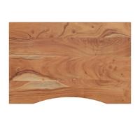 Berkfield Home Desk Top 80x60x2.5 cm Rectangular Solid Wood Acacia in Brown Berkfield Home Brown 80x60x2.5 cm