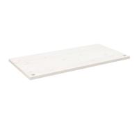 Berkfield Home Desk Top White 110x60x2.5 cm Solid Wood Pine Berkfield Home White 110x60x2.5 cm