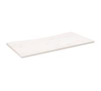 Berkfield Home Desk Top White 110x60x2.5 cm Solid Wood Pine Berkfield Home White 110x60x2.5 cm