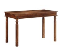 Berkfield Home Dining Table 120x60x77 cm Solid Wood Acacia in Brown | Size: 120 x 60 x 77 cm Berkfield Home Brown 120 x 60 x 77 cm