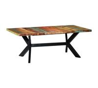 Berkfield Home Dining Table 200x100x75 cm Solid Reclaimed Wood | Size: 200 x 100 x 75 cm Berkfield Home Multicolor 200 x 100 x 75 cm