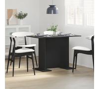 Berkfield Home Dining Table bl PB in Black Berkfield Home Black