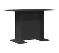 Berkfield Home Dining Table bl PB in Black Berkfield Home Black