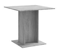 Berkfield Home Dining Table Grey Sonoma 80x80x75 cm Engineered Wood | Size: 80 x 80 x 75 cm Berkfield Home Grey 80 x 80 x 75 cm