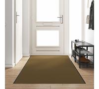 Berkfield Home Doormat Brown, Black Polyamide 400 x 120 x 0.9 cm Door Mat in Brown | Size: Medium Berkfield Home Brown Medium