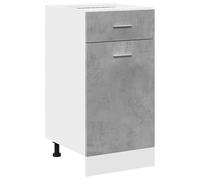 Berkfield Home Drawer Bottom Cabinet Lyon Concrete Grey 40x46x81.5 cm Engineered Wood Berkfield Home Grey 40x46x81.5 cm