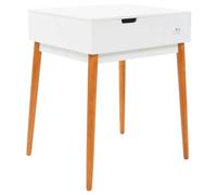 Berkfield Home Dressing Table with Mirror MDF 60x50x86 cm in White | Size: 60 x 50 x 86 cm Berkfield Home White 60 x 50 x 86 cm