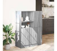 Berkfield Home Durable 2 Piece Kitchen Cabinet Set Grey Sonoma Engineered Wood Berkfield Home Grey