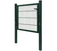 Berkfield Home Durable 2D Fence Gate (Single) Green 106 x 130 cm Berkfield Home Green 106 x 130 cm