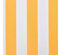 Berkfield Home Durable Awning Top Sunshade Canvas Sunflower Yellow & White 3x2.5m Berkfield Home Yellow