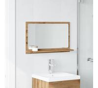 Berkfield Home Durable Bathroom Mirror Cabinet Artisan Oak 60x11x37 cm Engineere in Brown | Size: 60 x 11 x 37 cm Berkfield Home Brown 60 x 11 x 37 cm