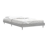 Berkfield Home Durable Bed Frame Grey Sonoma 90x200 cm Engineered Wood Berkfield Home Grey 90x200 cm