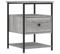 Berkfield Home Durable Bedside Cabinets 2 pcs Grey Sonoma 40x42x56 cm Engineered Wood | Size: 40 x 42 x 56 cm Berkfield Home Grey 40 x 42 x 56 cm